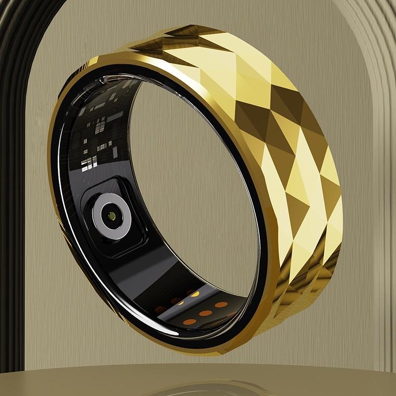 Умное кольцо золотое (размер 22)