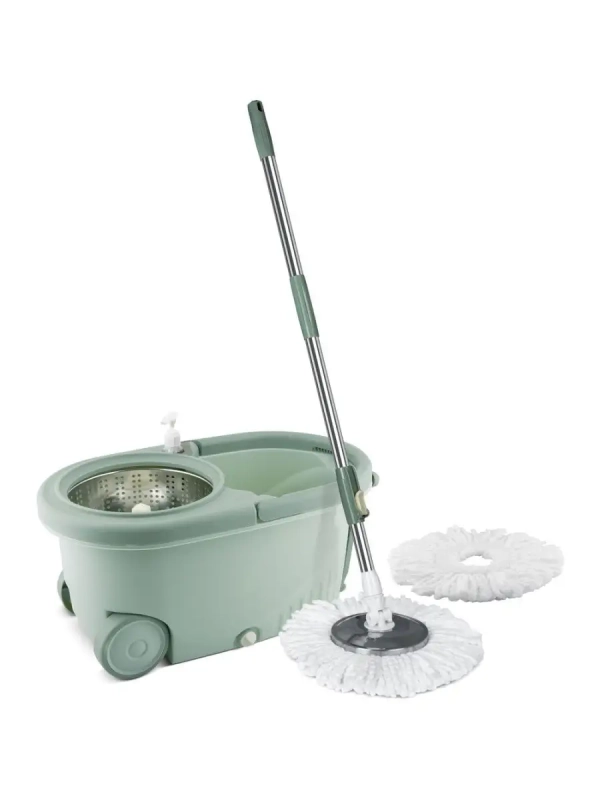 Швабра c отжимом и ведром (цвет в ассортименте)