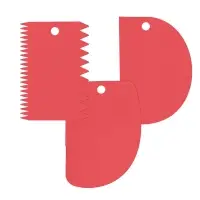 Шпатель кондитерский набор 3 шт (ассортимент)