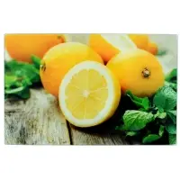 Разделочная доска подставка под горячее Лимон 18х28см