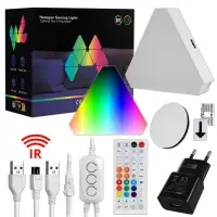 Умный RGB светильник в форме треугольников