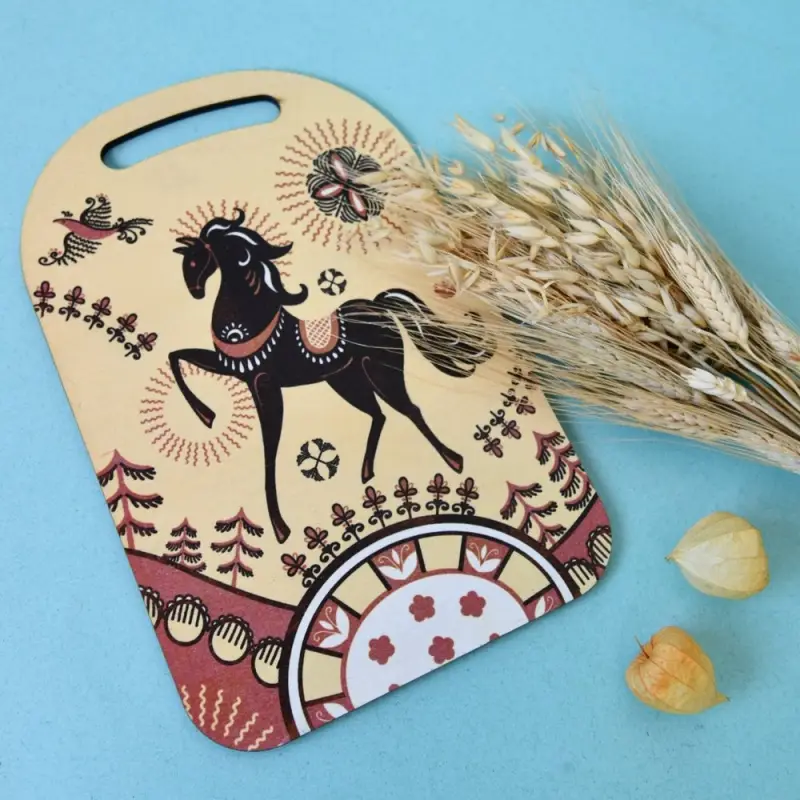 Доска разделочная Сивка Бурка 29х18см (ассортимент)