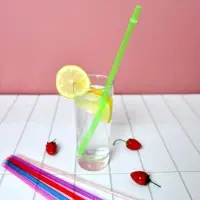 Трубочки для коктейля Блестки 6 шт