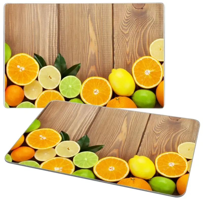 Разделочная доска подставка под горячее Цитрусовый микс 18х28см