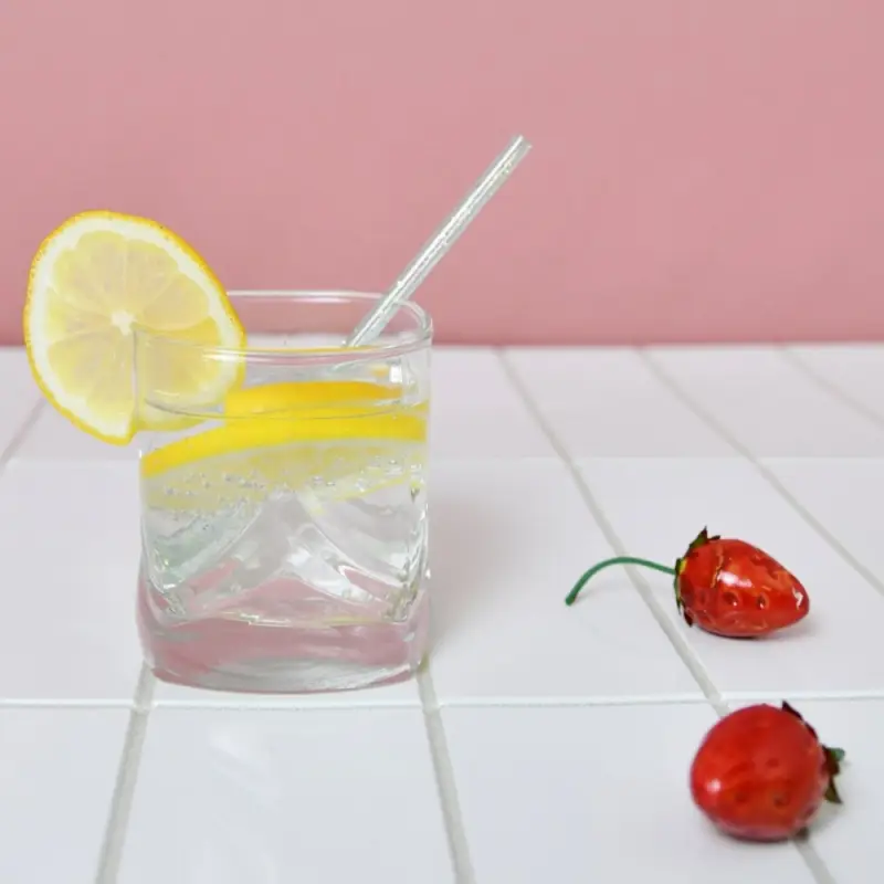 Трубочки для коктейля Блестки 50 шт с ершиком