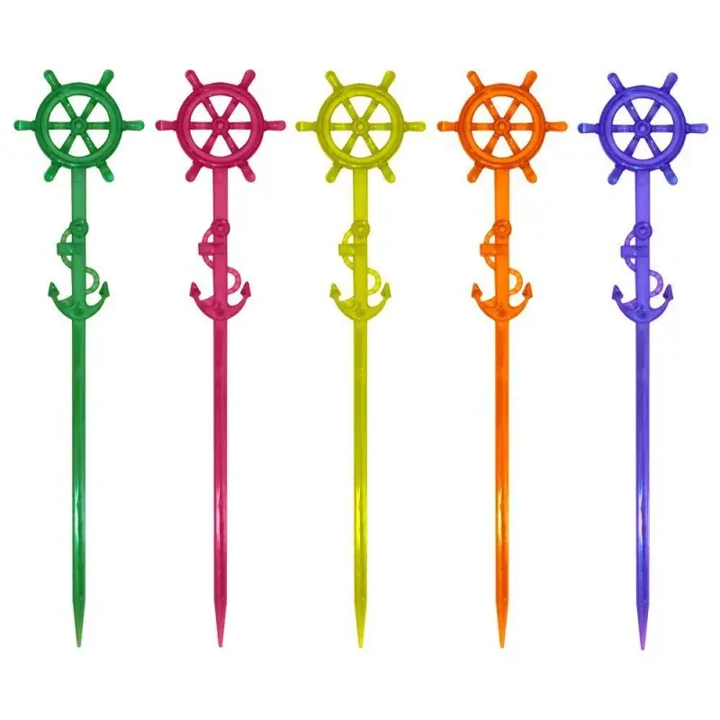 Палочки для размешивания коктейлей Штурвал 6 шт