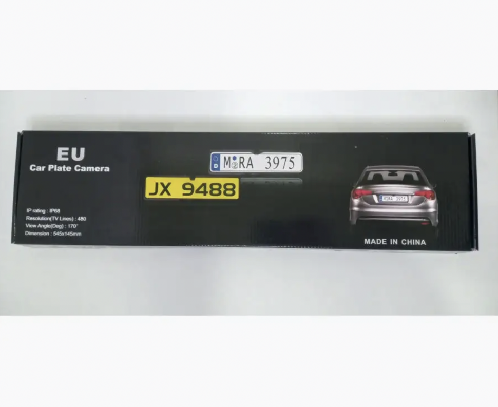 Номерная рамка с камерой