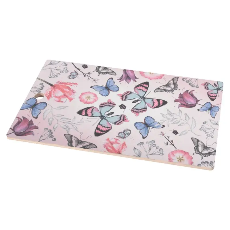 Разделочная доска Бабочки 29х17см (ассортимент)