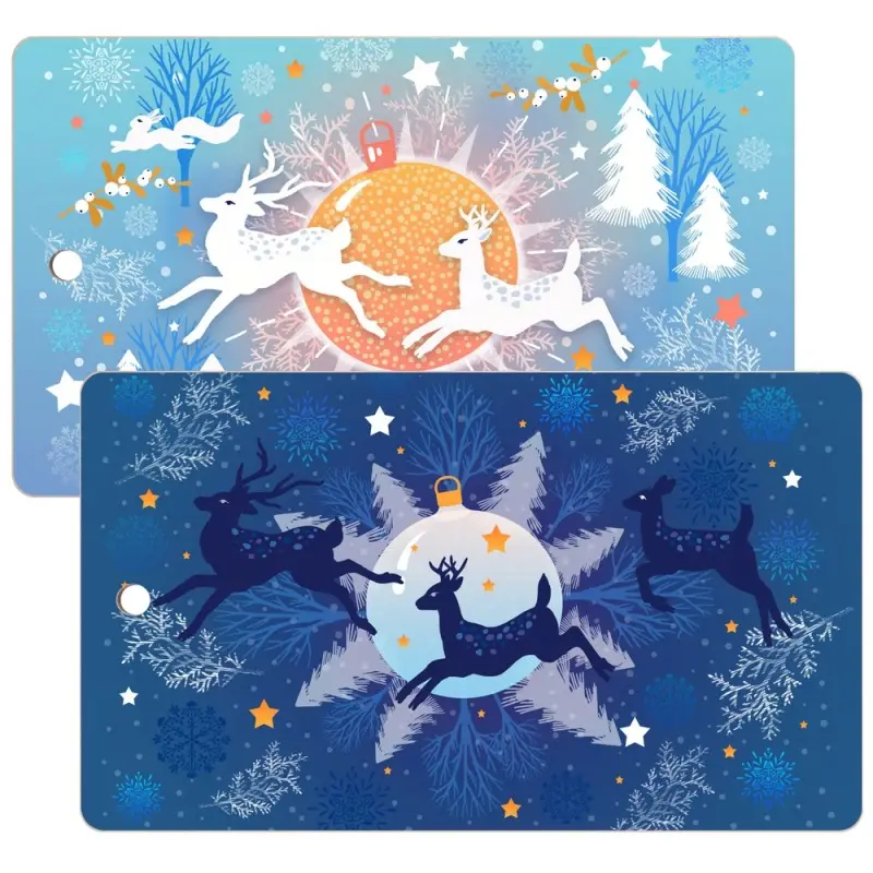 Разделочная доска Волшебный олень 29х17см (ассортимент)