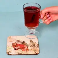 Подставка под горячее С Новым годом! Наилучшего Вашей семье!