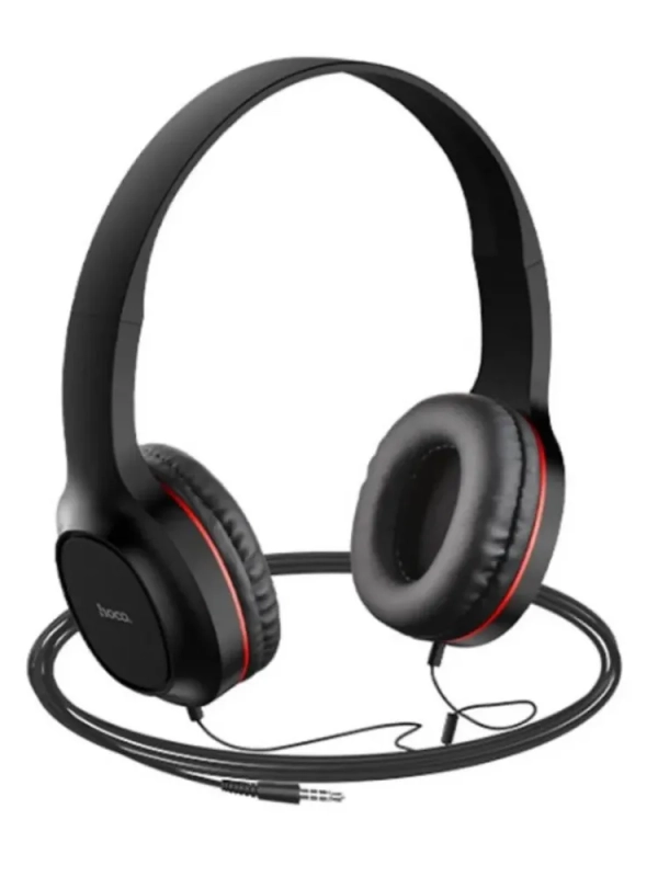 Наушники накладные HOCO W24 красный-черный