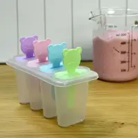 Формы для мороженого Мишки 4 ячейки