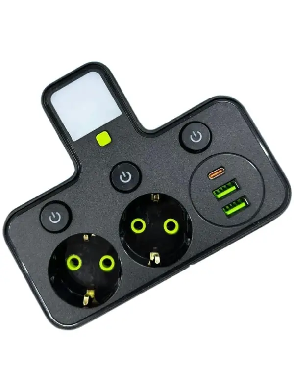 Сетевой фильтр с 2 USB и Type - C