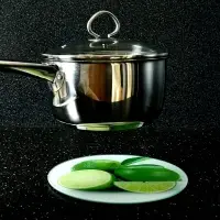 Разделочная доска подставка под горячее Лайм  20см