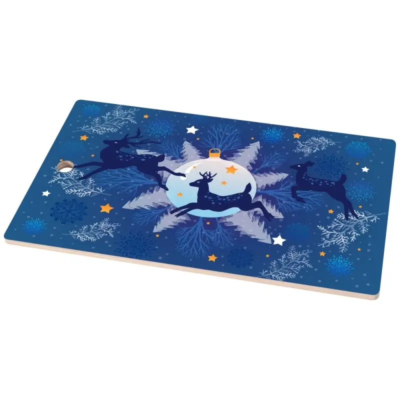 Разделочная доска Волшебный олень 29х17см (ассортимент)