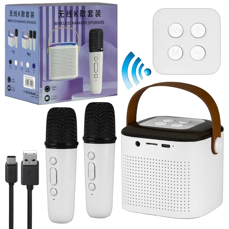 Беспроводная колонка караоке (цвет в ассортименте)