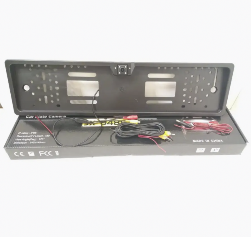 Номерная рамка с камерой