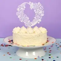 Топпер для украшения Сердце