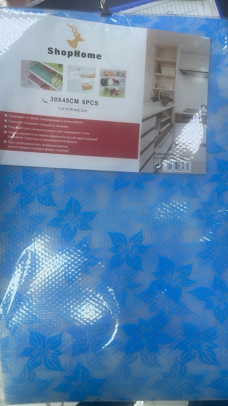 Коврики для холодильника силиконовые 6 шт