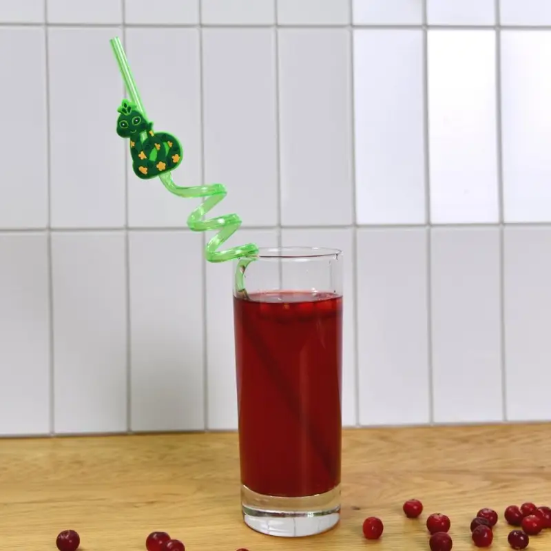 Трубочки для коктейля Змейка Чародейка 3 шт