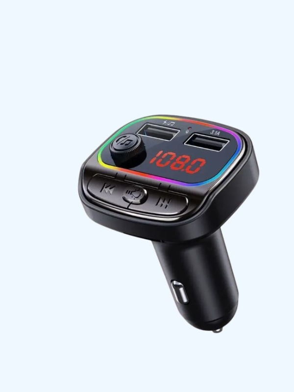 FM-трансмиттер с RGB подсветкой