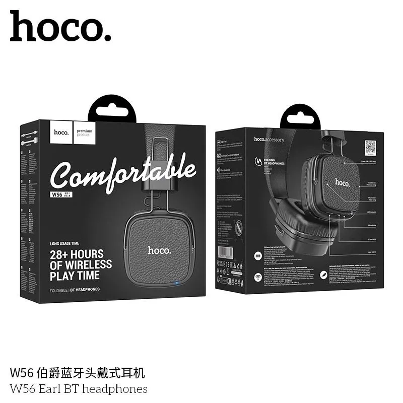 Наушники беспроводные HOCO W56