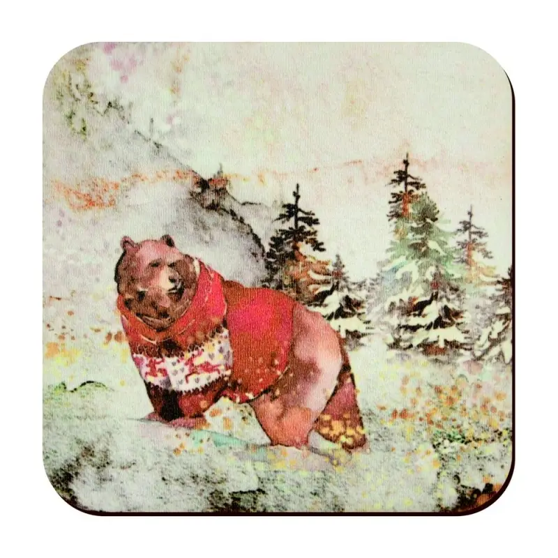 Подставка под горячее С Новым годом! Наилучшего Вашей семье!