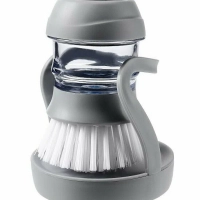 Щетка для мытья посуды с дозатором