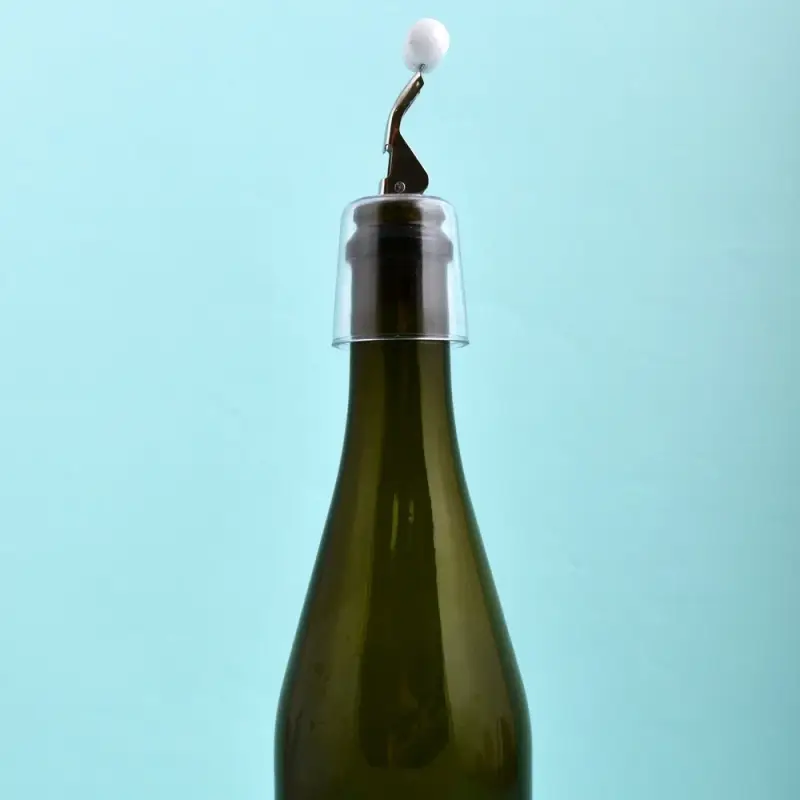 Пробка для бутылки с зажимом Стаканчик