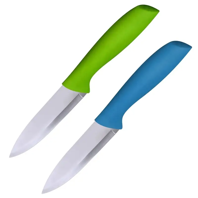 Нож кухонный для овощей лезвие 9см (ассортимент)