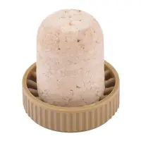 Пробка для бутылок Натуральная с пластмассовой частью 2 шт (ассортимент)