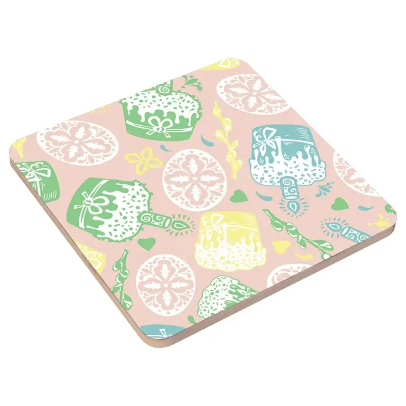 Подставка под горячее Цветная Пасха 14х14 см (ассортимент)