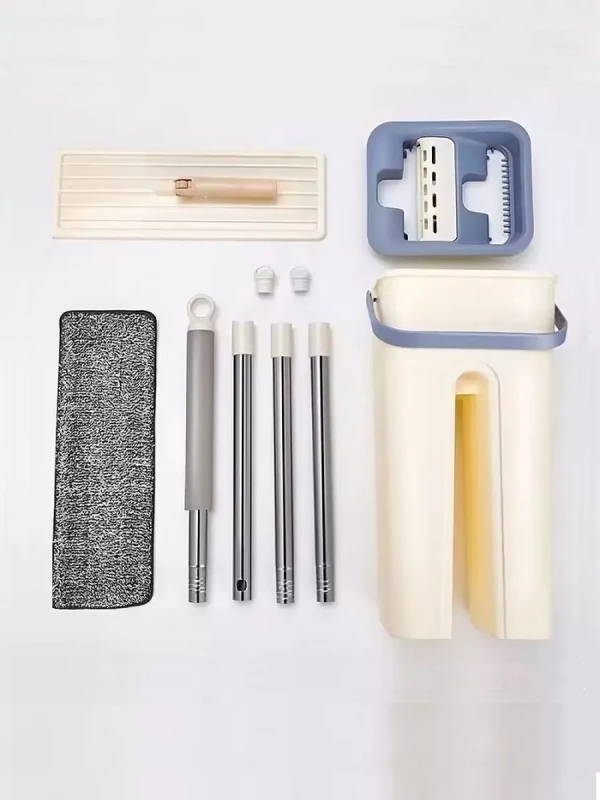 Комплект швабра и ведро с отжимом