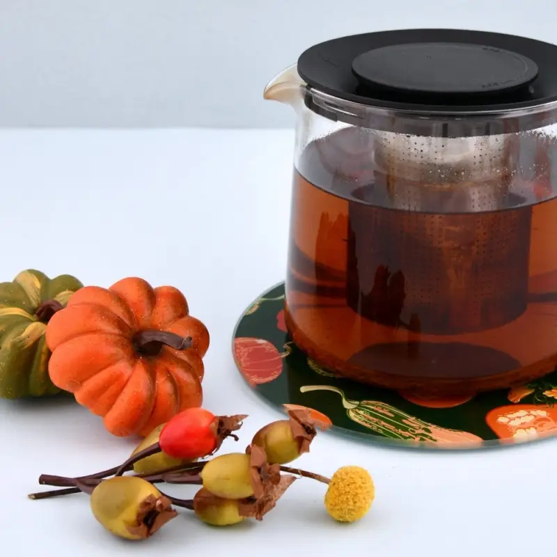 Доска разделочная Подставка под горячее Тыквы 20 см