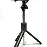 Селфи-палка монопод с Bluetooth пультом и LED подсветкой