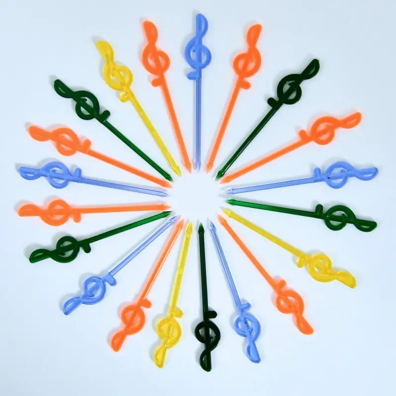 Шпажки для канапе Скрипичный ключ 20 шт