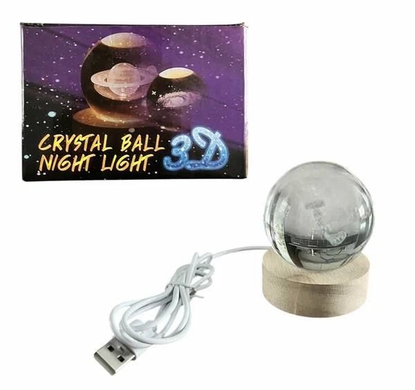 Ночник Светящийся хрустальный шар (в ассортименте)