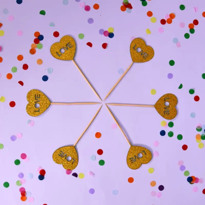 Топпер Любовь 6шт