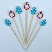 Шпажки для канапе Пасхальные яйца 24 шт