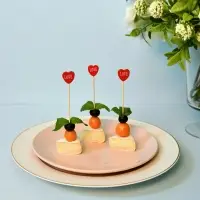 Шпажки для канапе Сердце 24 шт