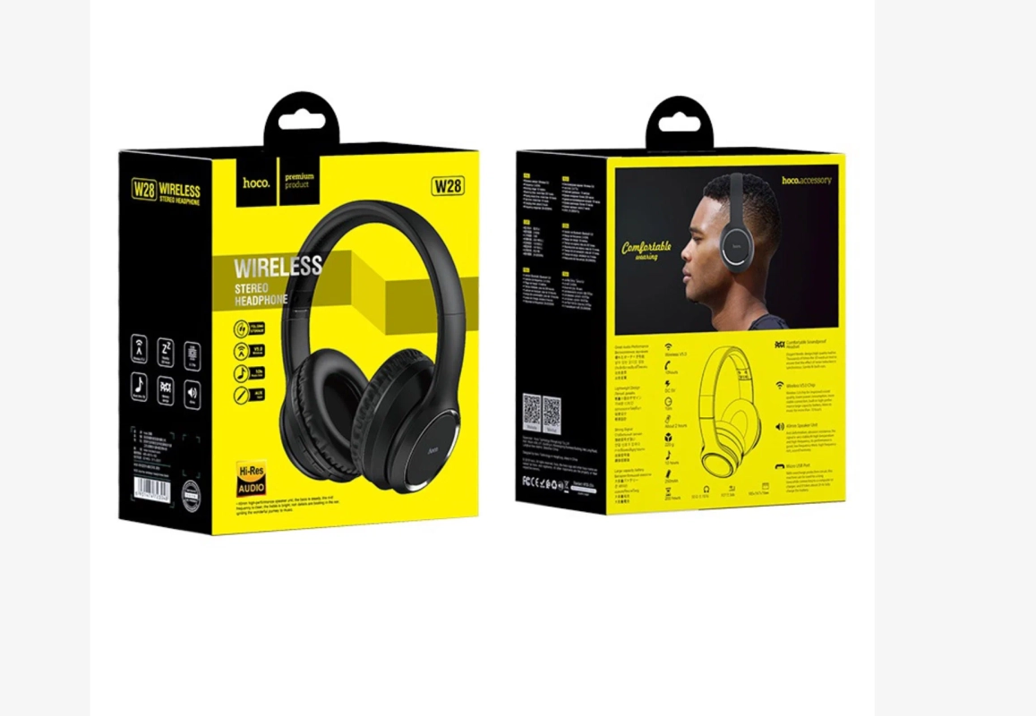 Наушники с микрофоном Hoco W28