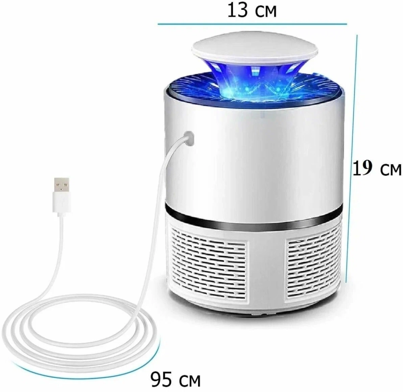 Антимоскитная USB лампа-ловушка защита от комаров Антимоскитная USB лампа-ловушка защита от комаров