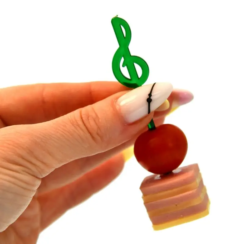 Шпажки для канапе Скрипичный ключ 20 шт