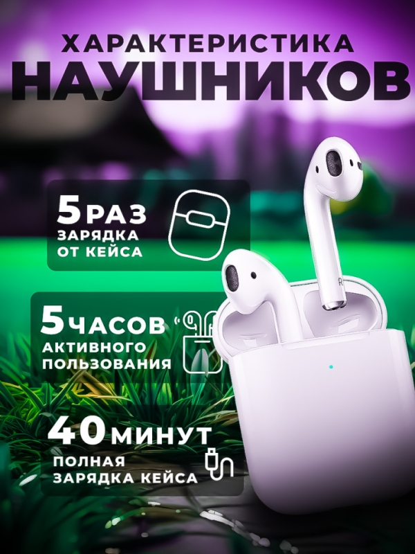Беспроводные наушники APods 2 (Premium) Беспроводные наушники APods 2 (Premium)