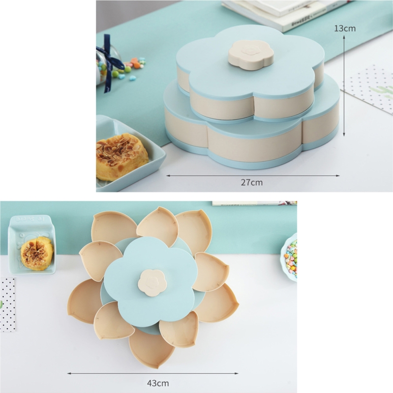 Раздвижная менажница коробка для конфет и сухофруктов (цвет в ассортименте)