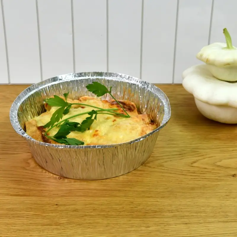 Формы для выпечки одноразовые 3 шт, диаметр 20см, высота 5.5см, 1400мл