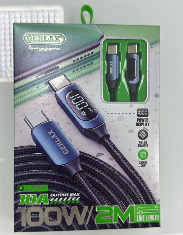 Кабель GERLAX L20T2 2м с цифровым дисплеем