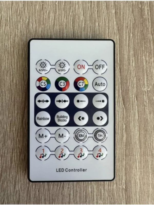 Новогодняя гирлянда роса 10 метров разноцветная