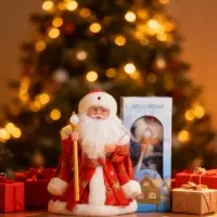 Дед Мороз красный