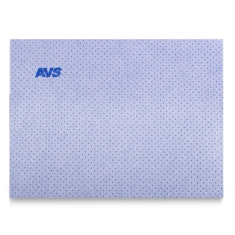 Искусственная замша с перфорацией AVS BCH-3040 (30*40 см) (голубая)